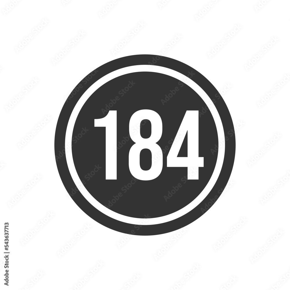 Numeric icon vector design templates Numeric icon vector design templates