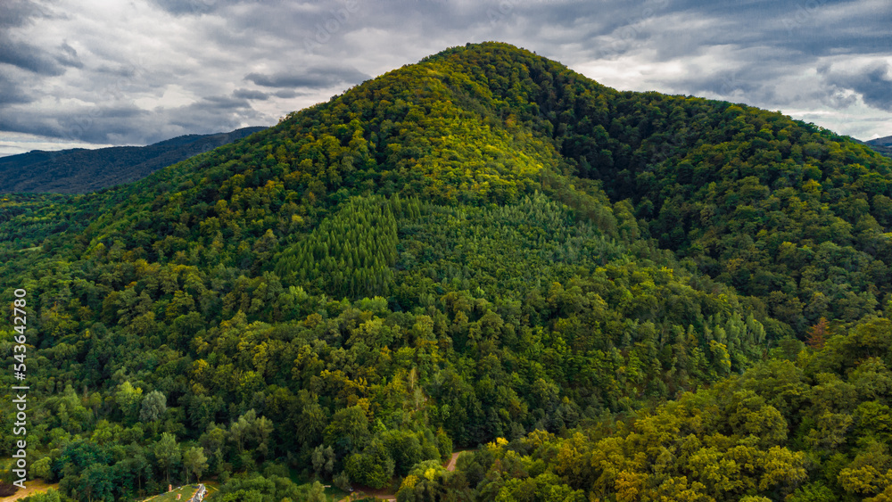 mountains and forests photographed from a drone Transylvania, Romania mountains and forests photographed from a drone Transylvania, Romania