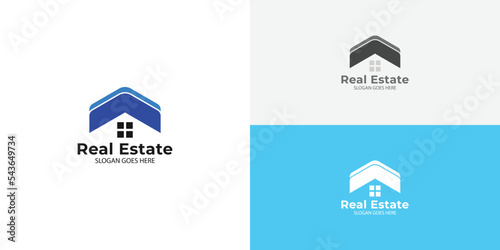 Real Estate Logo Dark Blue Color Real Estate Logo Building Logo