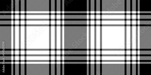 Check plaid seamless pattern and flat design. Fabric texture vector.