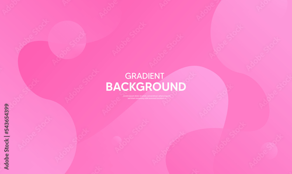 Abstract Pink background with waves, illustration of a pink ribbon, Pink banner, Pink background