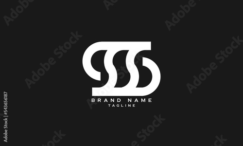 GSB, QOB, GOB, Abstract initial monogram letter alphabet logo design