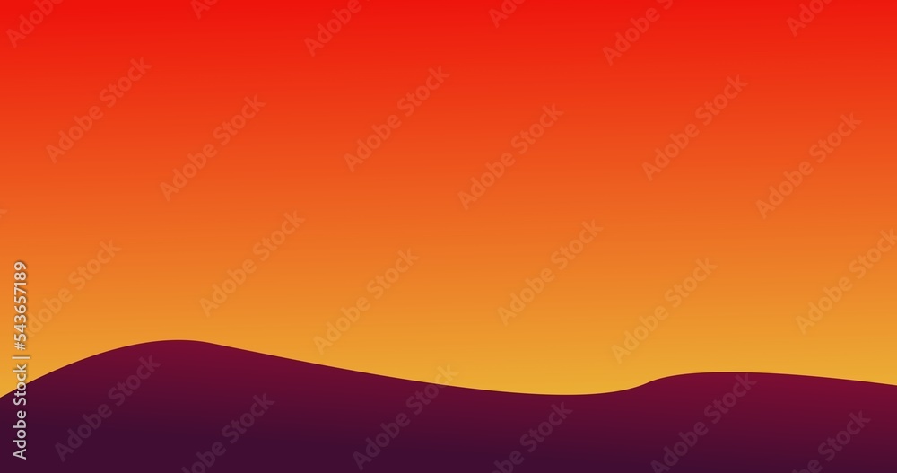 Fototapeta premium sunset in mountains