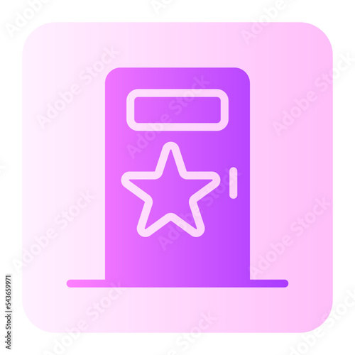 dressing room gradient icon