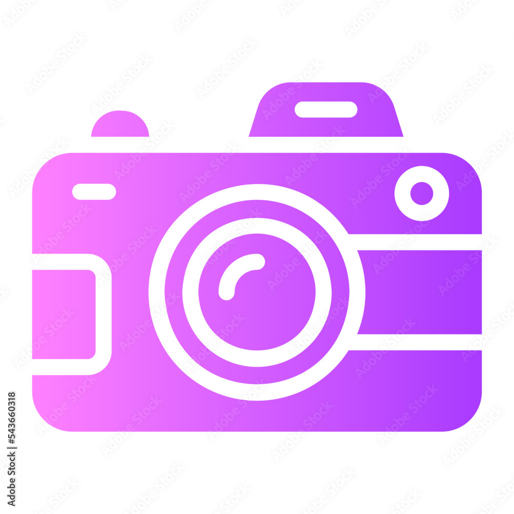 camera gradient icon camera gradient icon