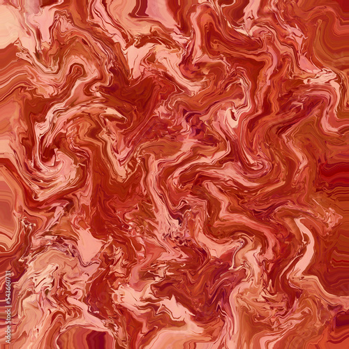 red and pink paint mix