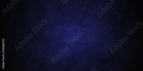 Dark black and blue stone concrete grunge wall texture and backdrop background anthracite panorama. Panorama dark black or blue slate background or texture. 