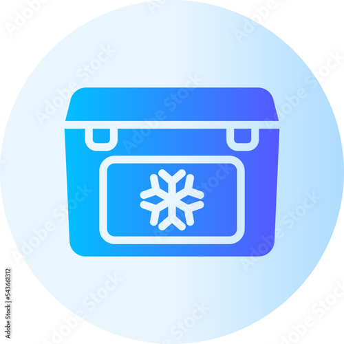 freezer gradient icon