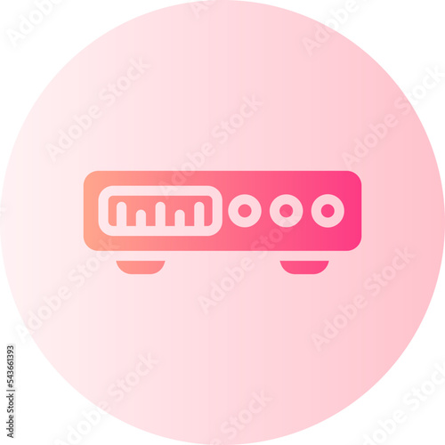 amplifier gradient icon