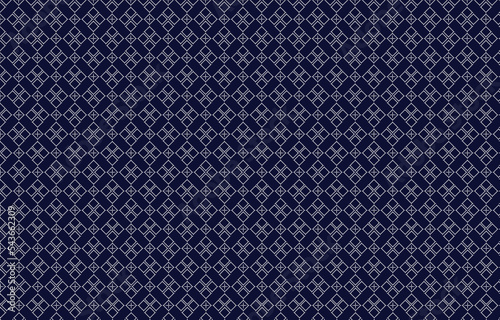 Ethnic pattern with geometric seamless in white background for fabric stock illustration