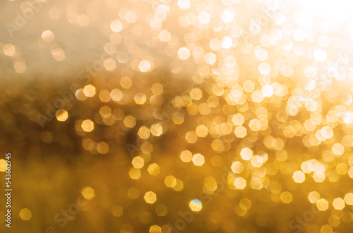 Natural autumn bokeh