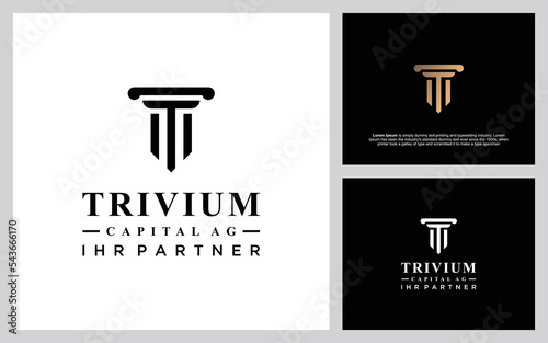 Modern creative t logo design and template. t tm icon initials based monogram and letters in vector.