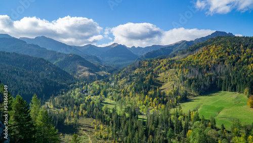 Góry Tatry jesień 