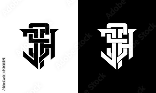 letter jsa or jas logo design