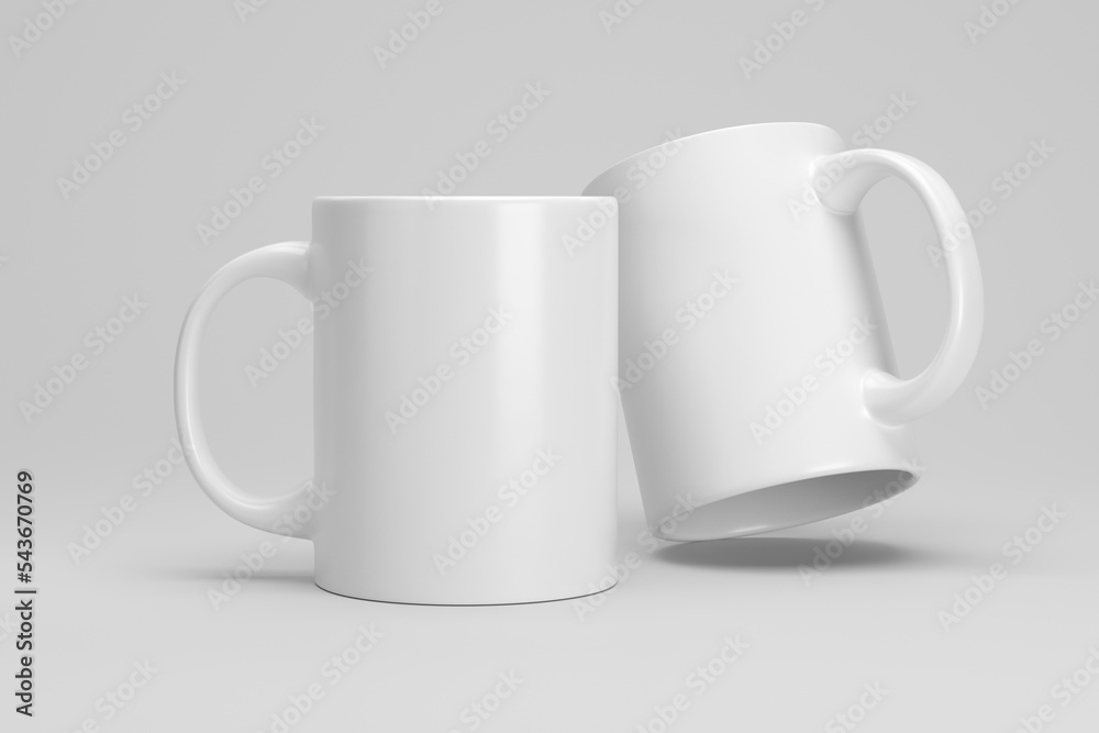 Mug mockup / white coffee cup template Mug mockup / white coffee cup template