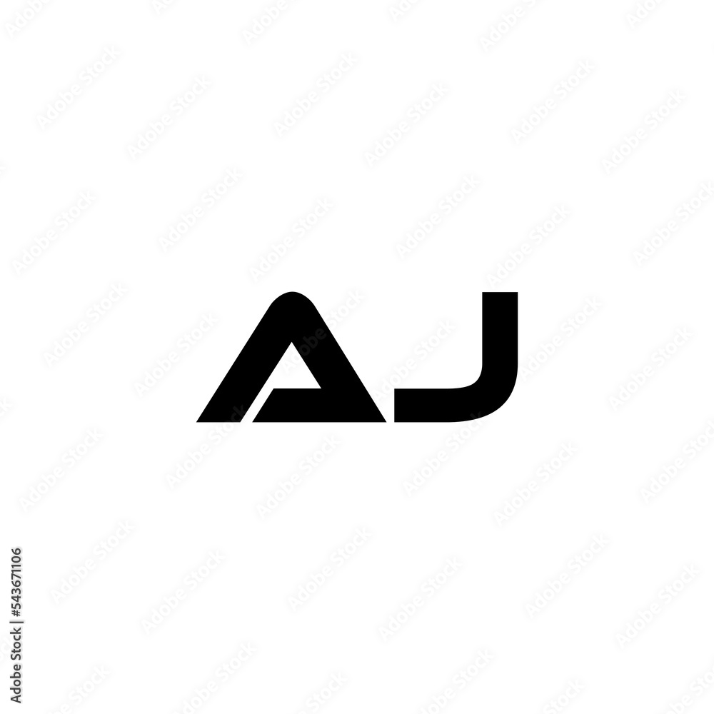 AJ letter logo design with white background in illustrator, vector logo modern alphabet font overlap style. calligraphy designs for logo, Poster, Invitation, etc. AJ letter logo design with white background in illustrator, vector logo modern alphabet font overlap style. calligraphy designs for logo, Poster, Invitation, etc.