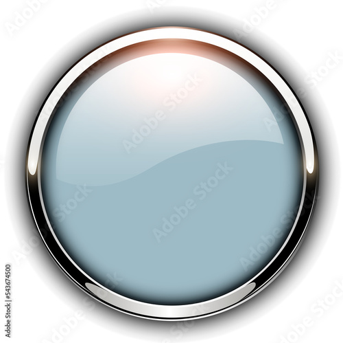 Glossy button, grey with me...