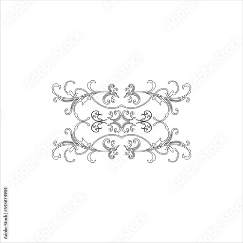 vector stock ornament natural template design