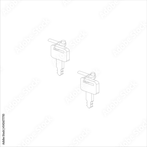 vector stock keylock illustration design