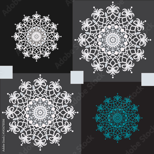 set of four elements,lace
