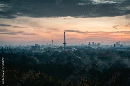 Scenic view from Grunewald hill, Berlin, Germany photo
