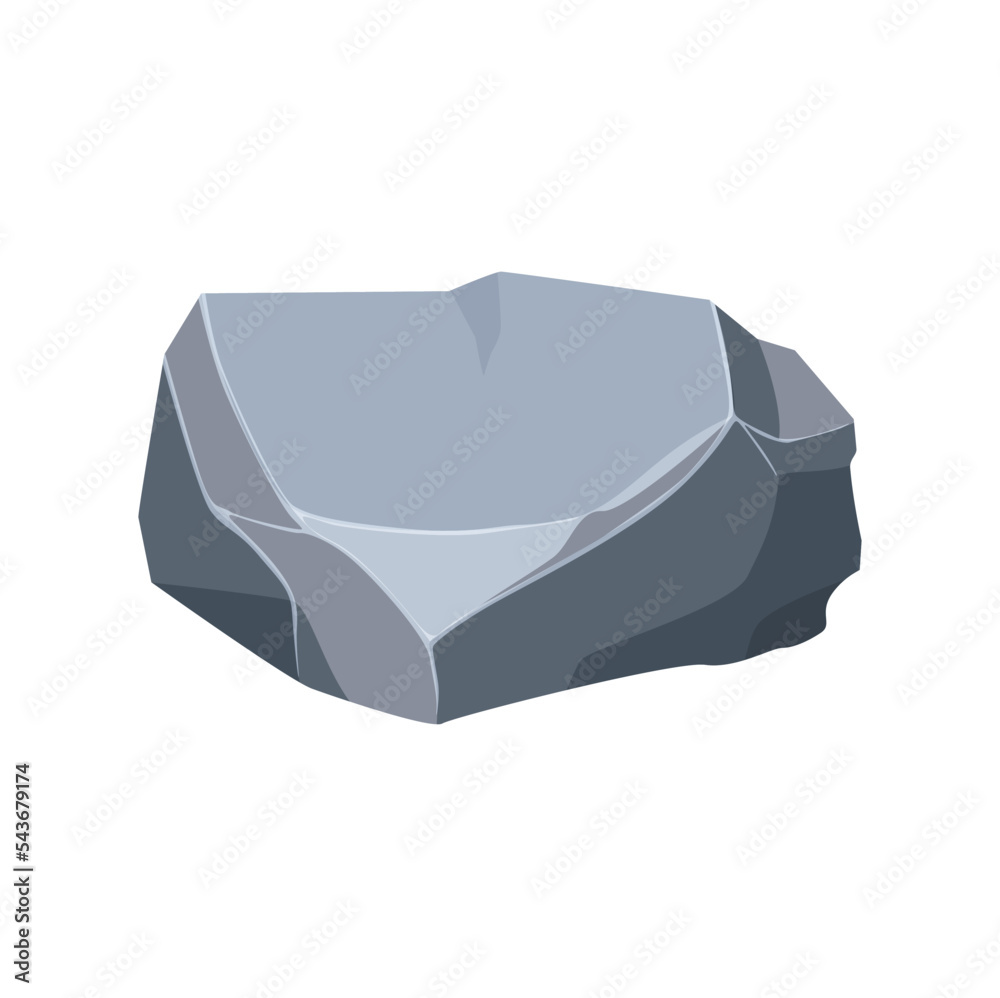 Rock boulder. Natural shape stone. vector illustration Rock boulder. Natural shape stone. vector illustration