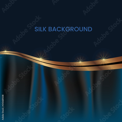 Luxurious and elegant silk background, abstract background vector graphics. Perfect use for fabric factory, fabric shop, clothing, wallpaper etc.