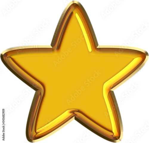 Star Gold Balloon