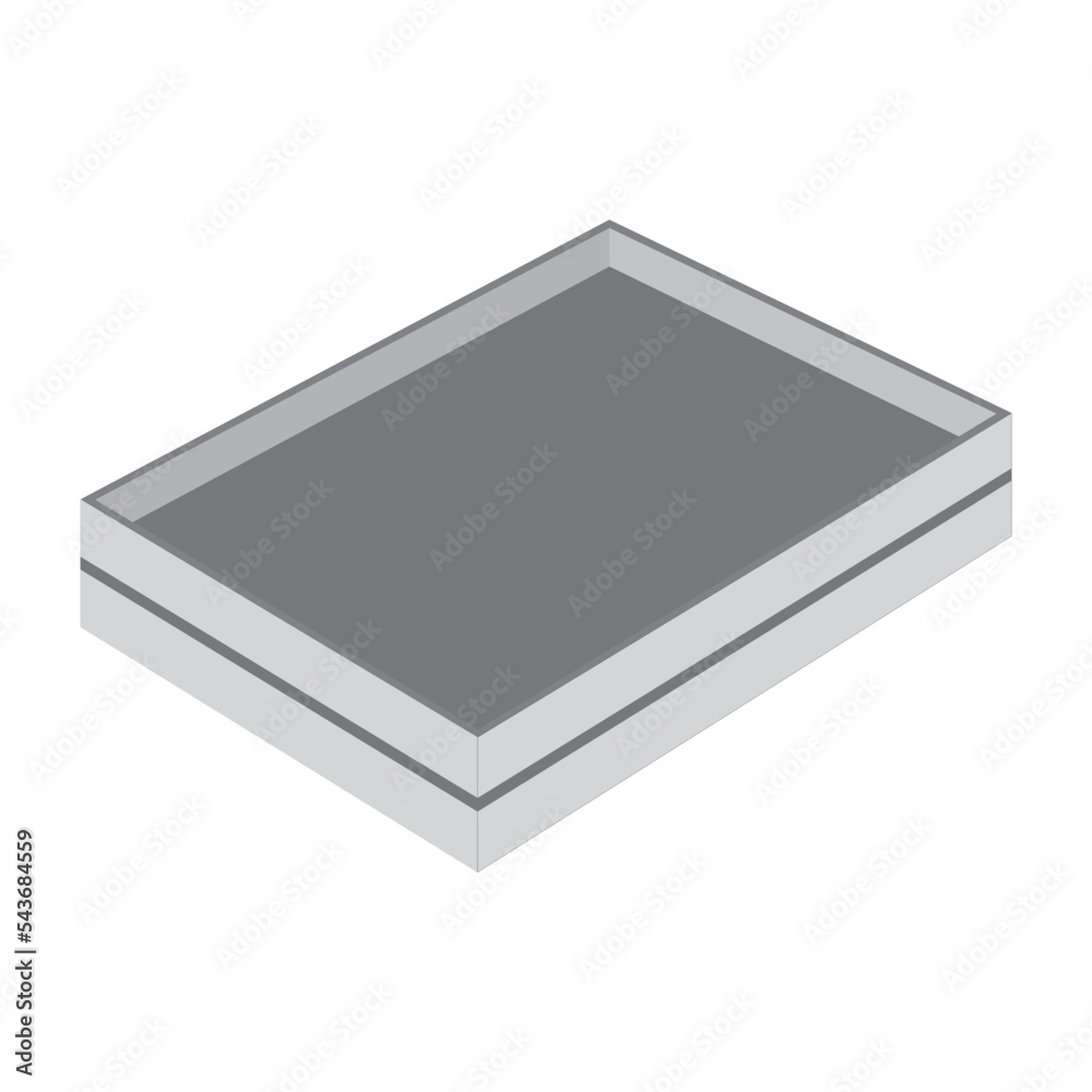 open gift sweet corporate gifting packaging box design with flap isolated isometric view vector illustration open gift sweet corporate gifting packaging box design with flap isolated isometric view vector illustration