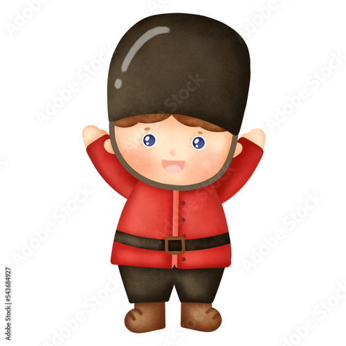 Canvas Print England london clipart