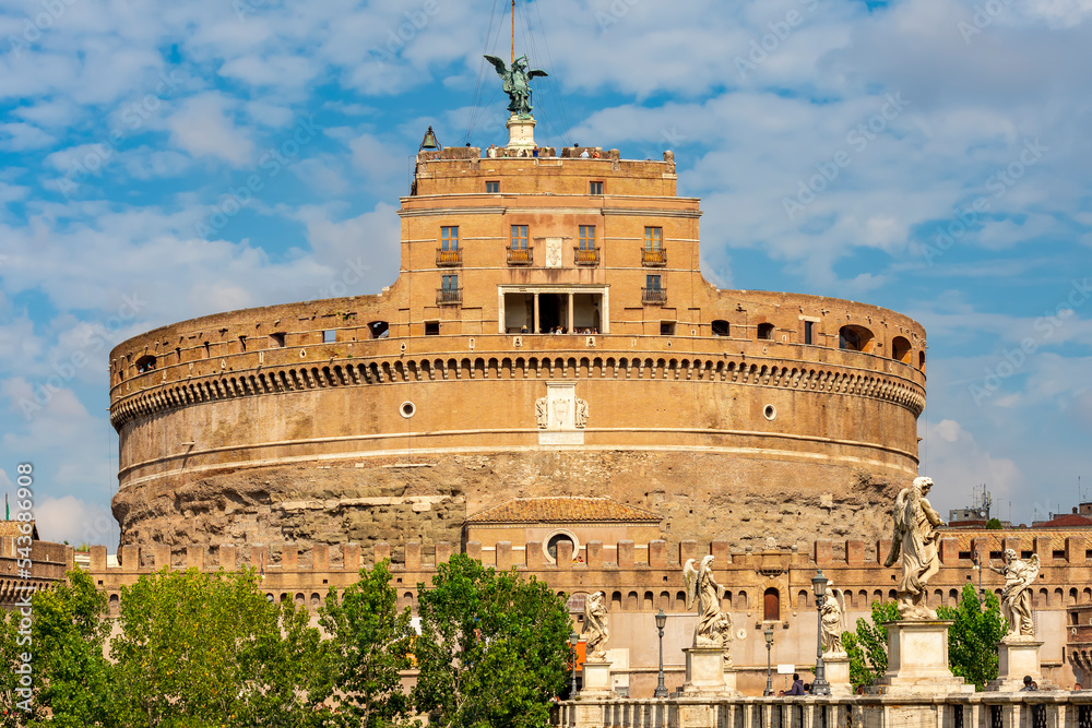 Castle of the Holy Angel (Castel Sant'Angelo) in Rome, Italy Castle of the Holy Angel (Castel Sant'Angelo) in Rome, Italy
