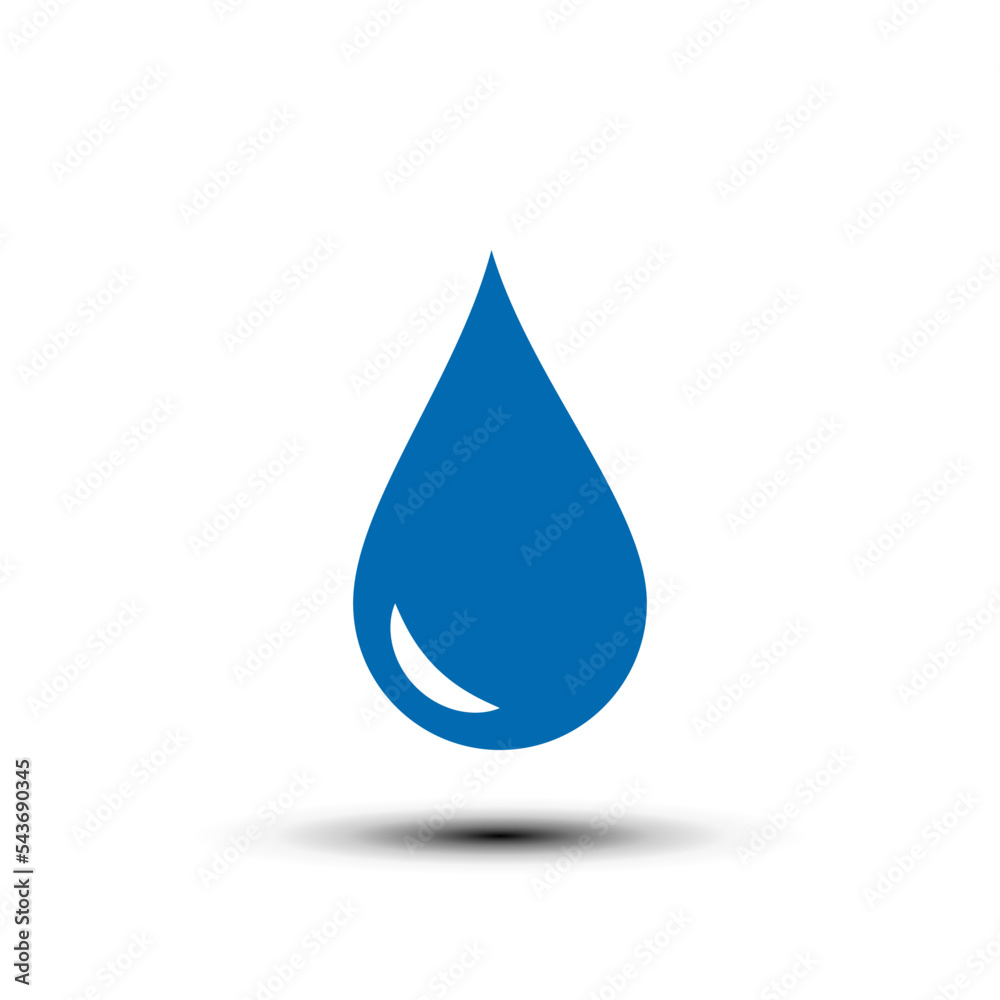 Drop icon. water drop sign. flat design vector illustration for web and mobile Drop icon. water drop sign. flat design vector illustration for web and mobile