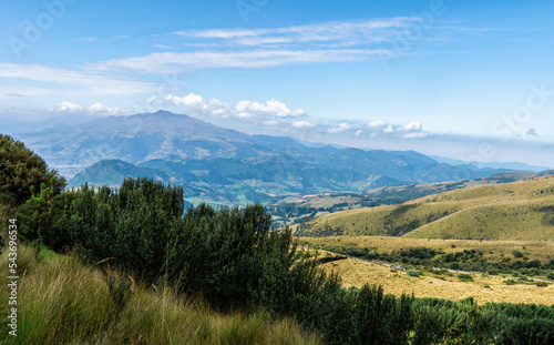 Quito, Ecuador rural landscape scenery