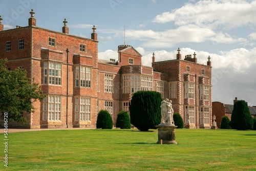 Beautiful architecture of Burton Constable Hall in East Yorkshire