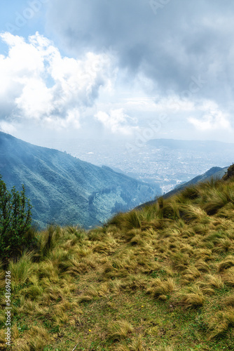 Quito, Ecuador rural landscape scenery