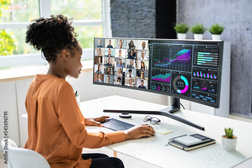 Virtual Telework Webinar And Learning Presentation