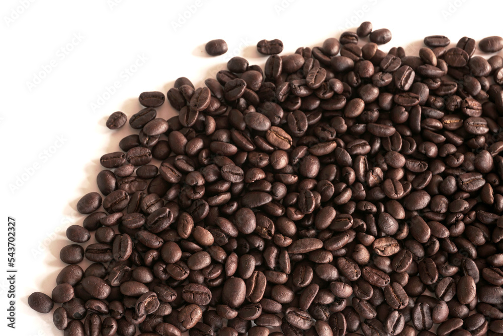 coffee beans white background. coffee seed coffee beans white background. coffee seed