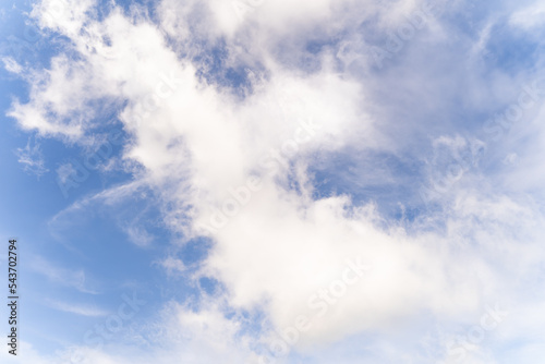 Blue sky background and white clouds soft focus at Phuket Thailand. © Stock.Foto.Touch