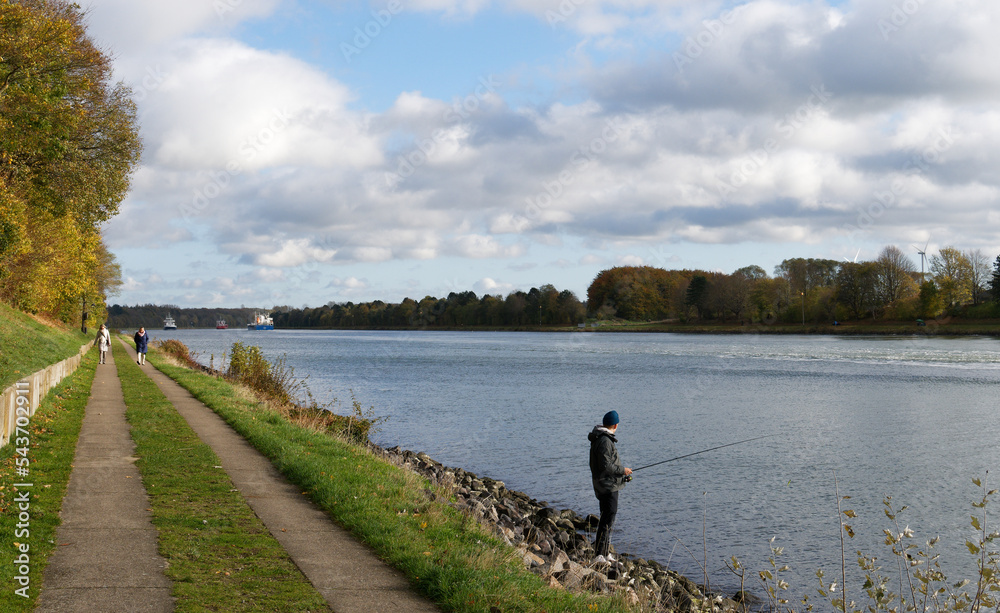Obraz premium Nord-Ostsee-Kanal