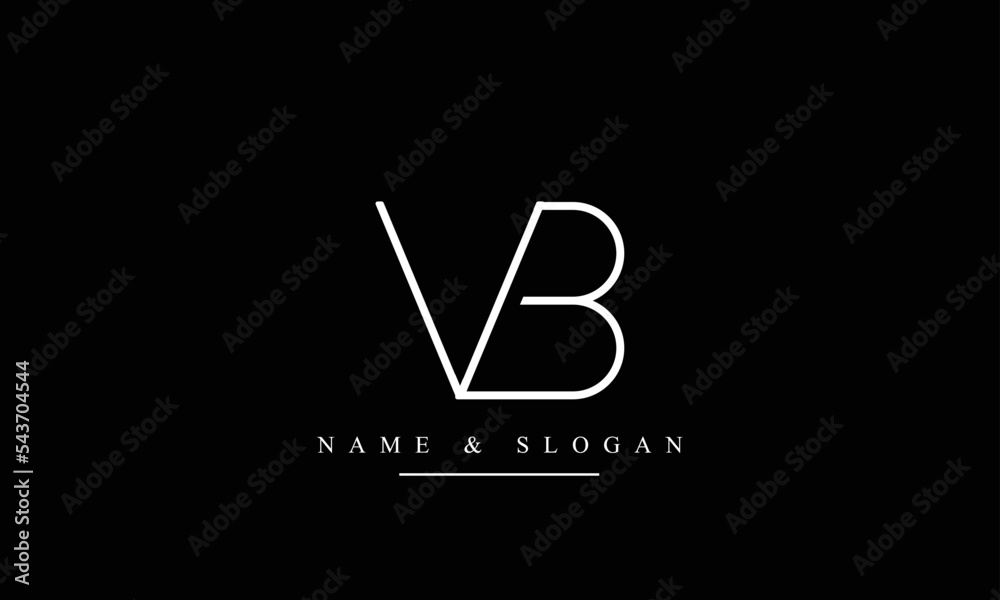 VB BV V B Abstract Letters Logo Monogram Stock Vector Adobe Stock vb-bv-v-b-abstract-letters-logo-monogram-stock-vector-adobe-stock