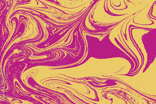 Beautiful space or galaxy marble pattern. Abstract ebru art. Liquid acrylic painting. For trendy backgrounds and posters. Vector.