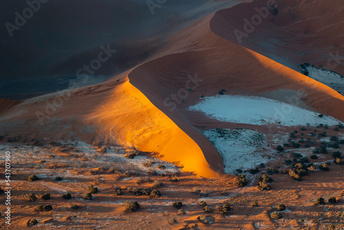 Namibia, Afrika, Wüste, Luftaufnahme