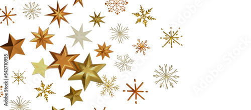 Snowflakes Falling On Snow - Winter Banner
