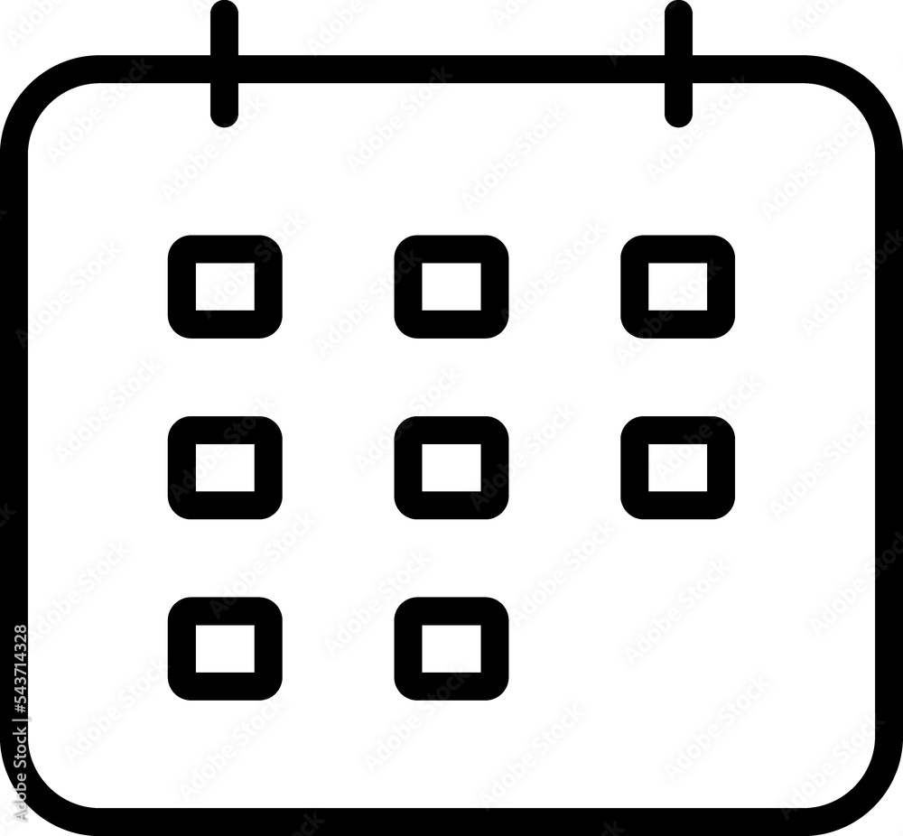 Calendar linear sign