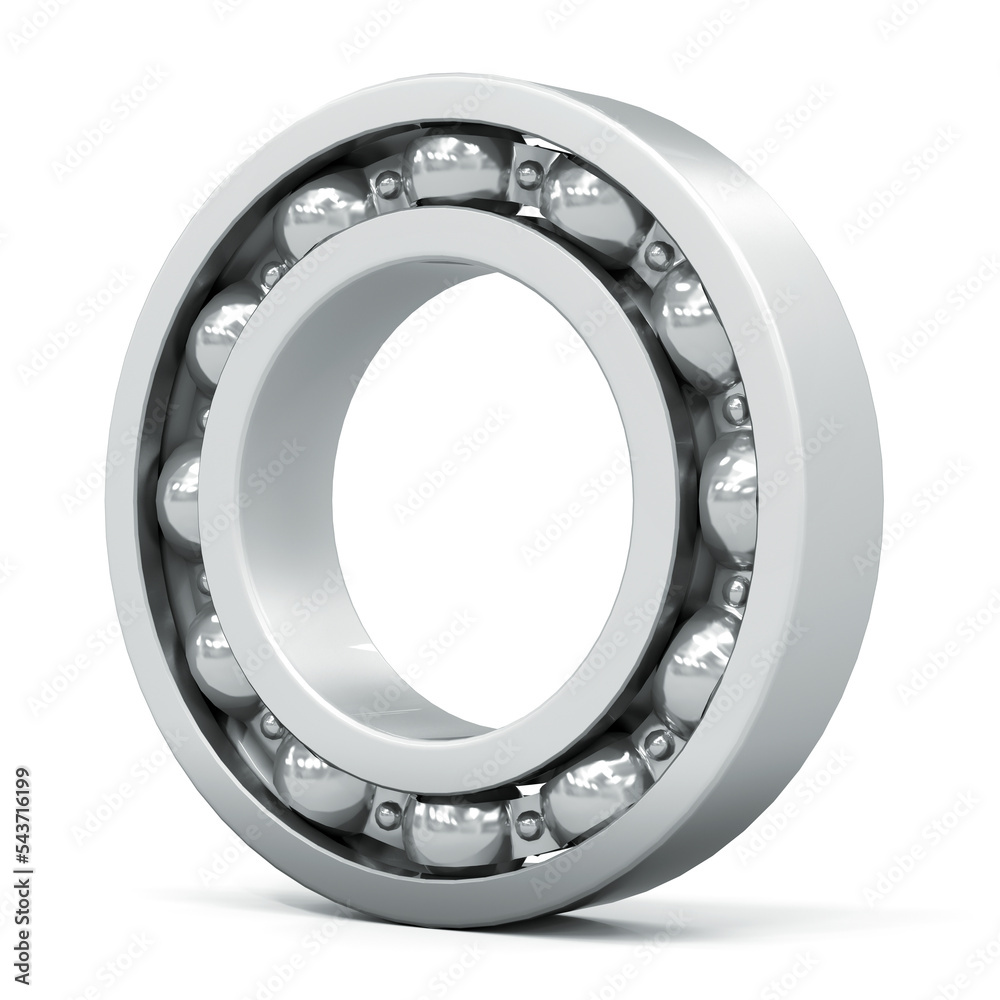Ball bearing isolated on white background. 3d illustration Ball bearing isolated on white background. 3d illustration