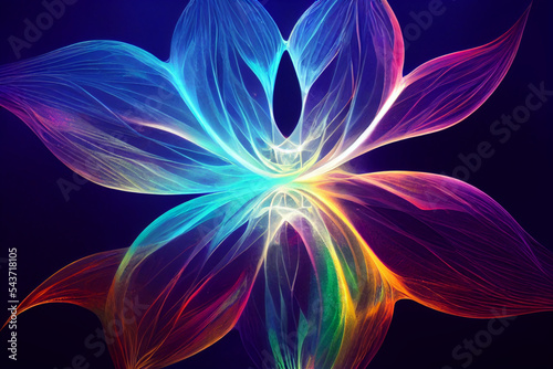 Ethereal  abstract  colorful wallpaper background  digital art