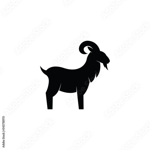 Goat icon or logo vector graphics