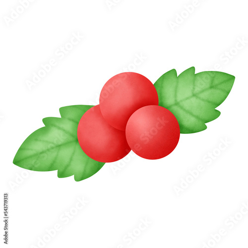 Watercolor  christmas clipart photo