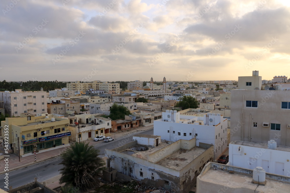 View from anbove to Salalah, Oman