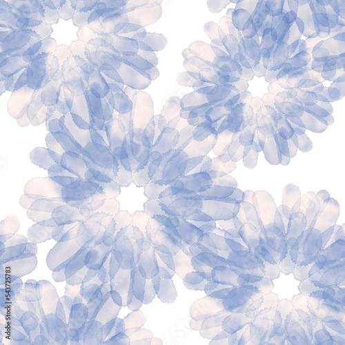 Fototapeta Naklejka Na Ścianę i Meble -  Abstract floral background. Seamless pattern with abstract watercolor flowers on white.  Perfect for design templates, wallpaper, wrapping, fabric and textile.